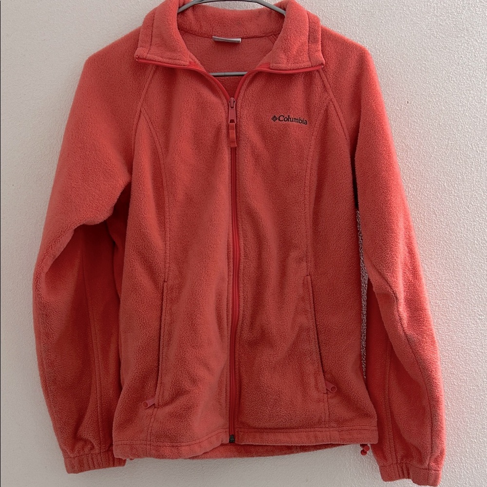Columbia Women’s Fleece Jacket - Vibrant Coral Medium